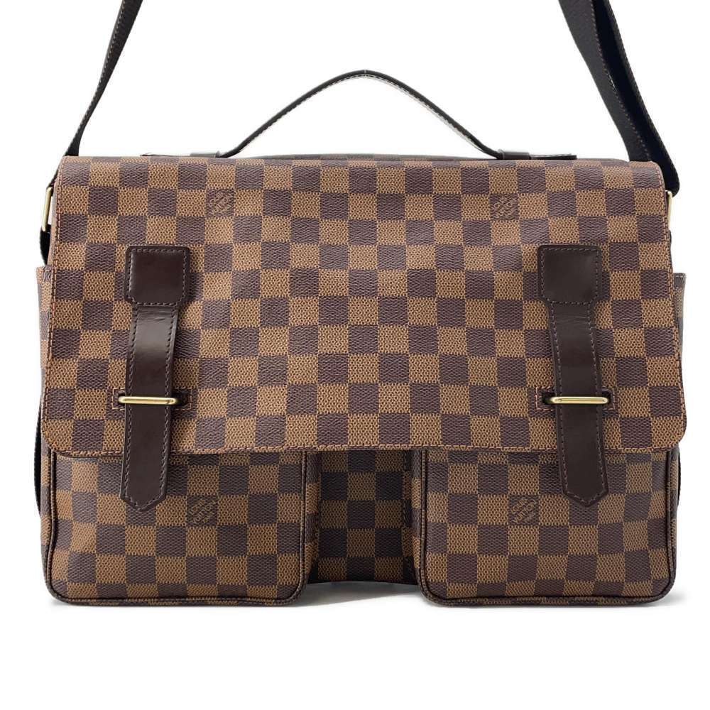 Louis Vuitton Shoulder Bag Damier Ebene Brown Broadway Messenger